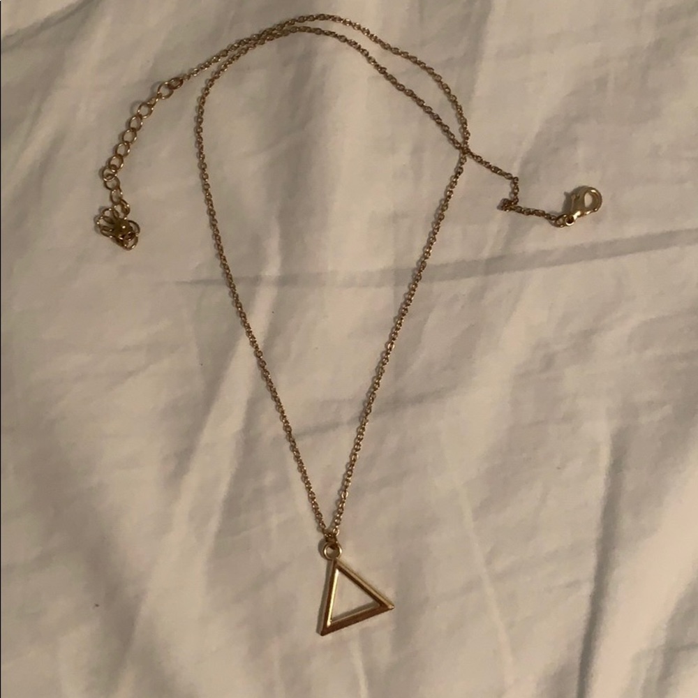 Triangle necklace